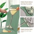 thumbnail image 5 of Yayeee 2 Pack Dining Chair Covers Stretch Parson Chairs Slipcovers Seat Protector, Lemon Glass, 5 of 6