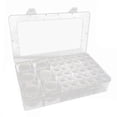 thumbnail image 1 of Lipstore Bead Organizer Clear Empty Rectangle Dustproof Bead Storage Containers with Lids 6 Pumpkin 36 Round, 1 of 8
