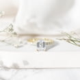 thumbnail image 4 of Rosec Jewels Certified Lab Grown Diamond Emerald Cut Engagement Ring - 2 Carat - EF-VS Quality Diamond Ring with Hidden Halo, 10K Yellow Gold, US 12.00, 4 of 8