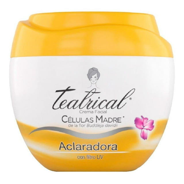 Crema facial Teatrical células madre aclaradora con filtro UV 200 g