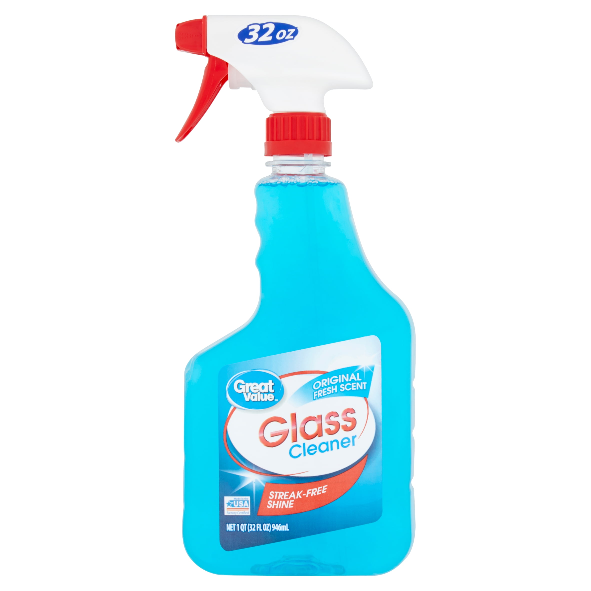 Great Value Original Fresh Scent Glass Cleaner 1 Qt Com Original Fresh Scent Glass Cleaner