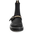 thumbnail image 6 of Journee Womens Rilie Round Toe Block Heel Ankle Booties, 6 of 9
