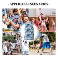 thumbnail image 6 of Naloa Blue Shells Basketball Jersey Reversible Men's Mesh Athletic Sports Shirts Training Practice S-4XLLarge, 6 of 6