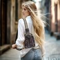 thumbnail image 5 of FORMRS Womens Crossbody Sling Bag Travel Daypack Shoulder Chest Backpack, Dark Gothic Floral, 5 of 7
