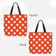 thumbnail image 2 of Easygdp Orange And White Polka Dot1 Bolsa Tote para Mujer, Bolso de Hombro para Trabajo, Playa, Viajes, Compras y Supermercado, 2 of 7
