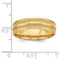 thumbnail image 3 of 14k Yellow Gold Heavy Comfort Fit Fancy Band, 3 of 3