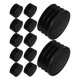 thumbnail image 1 of SHOWERORO 100Ud Inserts Para Patas De Muebles En PVC Negro Para Uso Doméstico Y Protección, 1 of 7