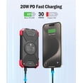 thumbnail image 3 of Cargador solar Power Bank BLAVOR de 10.000 mAh con conexión inalámbrica de 20 W, 3 of 9