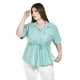 thumbnail image 1 of Blusa camisera ajustable Roman Fashion /Tallas Extras, 2436 (Menta) verde claro 36, 1 of 5