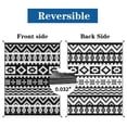 thumbnail image 3 of ABORON Outdoor Rug, 9' x 12', Reversible Waterproof, 3 of 9