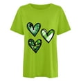 thumbnail image 2 of Herrnalise Women's St Patrick's Day T-Shirt Lucky Irish Shamrock Paddy's Day Round Neck Short Sleeve Graphic Tees Tops S-3XL, 2 of 4