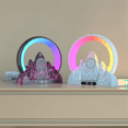 thumbnail image 5 of Reloj despertador con luz ambiental LED con altavoz Bluetooth incorporado - A, 5 of 5