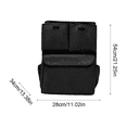 thumbnail image 2 of Waterproof Stroller Organizer Caddy, Multi Pocket Oxford Storage Bag, Adjustable Hook Strap for Daily Use, Baby Buggy Accessories for Diaper & Phone​, Black, 2 of 5