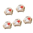 thumbnail image 3 of LOVIVER 5 Pièces Micro Paysage Mini Résine Animaux Chien Canapé Statue Fée Décor DIY Rose, 3 of 8