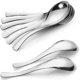 thumbnail image 1 of Paquete de 8 cucharas soperas, cucharas soperas de acero inoxidable, cucharas de mesa gruesas y pesadas (haoyi, 1 of 5