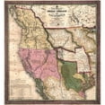 thumbnail image 2 of Western North America On The Eve Of The Mexican-American War Which Resulted In Us Annexation Of Over 500, 2 of 2