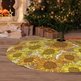 thumbnail image 6 of Rateoe Sunflowers1 Print Christmas Tree Skirt 30" for Xmas Holiday New Year Party Circle Tree Mat Ornaments Decoration, 6 of 7