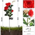 thumbnail image 2 of LLC Lampes de Jardin Solaires Imperméables avec LEDs Roses - Lot de 2, 2 of 5
