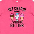 thumbnail image 4 of Inktastic Ice Cream Makes Everything Better Youth T-Shirt, 4 of 5