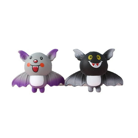 XYJing Anti-stress Toy Flexible Quick Recovery Anti-deform Creative Cartoon Relieve Boredom Fidget Toy Halloween Bat Doll Squeeze Toys Children Toy Gift