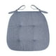 thumbnail image 1 of Cojín de silla antideslizante para asiento de interior, para decoración del hogar, sala de estar, oficina Azul, 1 of 8