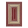 thumbnail image 1 of Homespice Decor 714183 5 x 8 ft. Cherry Pie Ultra Wool Rectangular Braided Rug - Red, Natural, 1 of 1