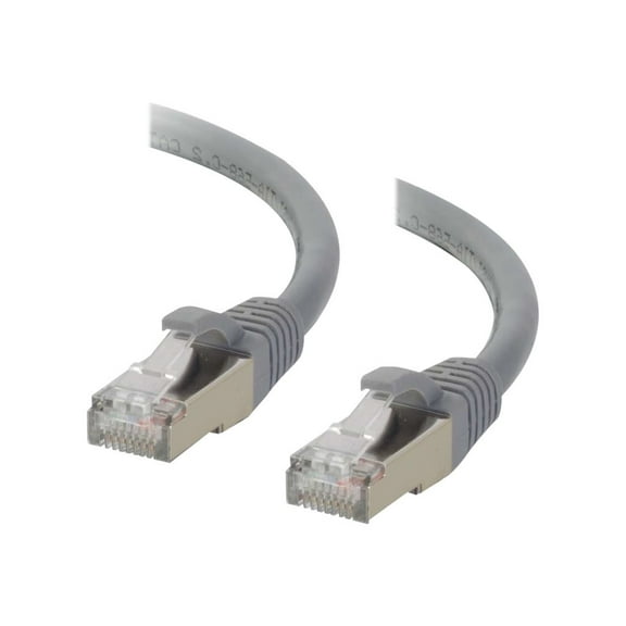 C2G 20ft Cat6 Snagless Shielded (STP) Ethernet Network Patch Cable - Gray - patch cable - 20 ft - gray