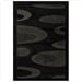 Couristan Cosmoros Yoruba 6' x 9' Black Area Rug