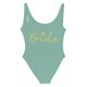 thumbnail image 4 of MKLEKYY Trajes De Baño Hombre Natacion Women Fashion Letter Print Piece Swimsuit Sexy Bikini Swimwear Bathing Sleeveless Backless Swimsuit 2597, 4 of 4