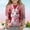 C Multicolor, variant on ITSAME Girls T-Shirts(3-13T), Round Neck Easter Egg Print 3/4 Sleeve Festival Fashion Casual Tees Multicolor