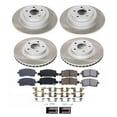 thumbnail image 2 of PowerStop Front and Rear Semi-Coated Rotor and Low-Dust Ceramic Brake Pad Kit SC2749, 2 of 3