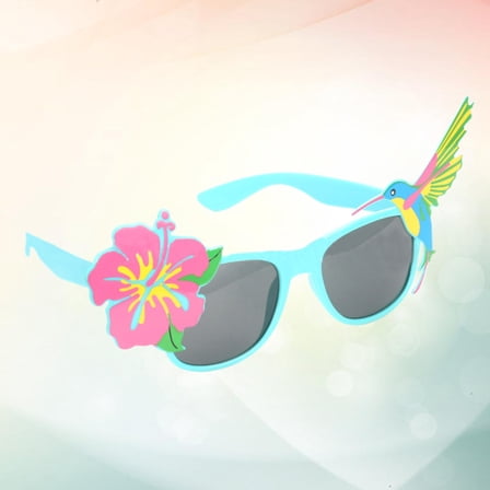 Masteelf Funny Party Sunglasses Blue and PC for Kids and Adults Creative Design Perfect for Festivals and Beach Parties