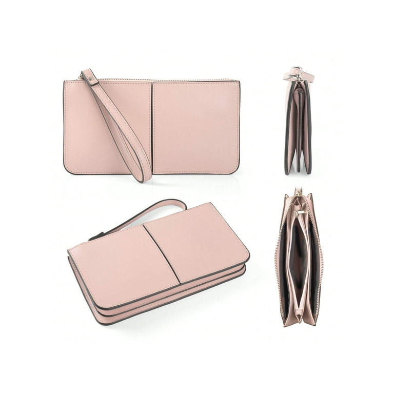 Befen Genuine Leather Wristlet Clutch Wallet Purses For Women Women s Small Multi Pocket Cell Phone Bag With Card Slots