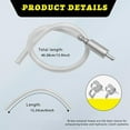 thumbnail image 3 of 1/4 Inch Fuel Line Hose Kit with Inline Filter & Clamps – Universal Clear Tubing for Small Engines, Lawn Mowers, Chainsaws, Trimmers, Gasoline Tools Replacement, 3 of 6