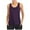 Purple, variant on ICHUANYI Women's Sports Yoga Tees Wide Back Muscle Racerback Tank Fitness Tops Cloth New Trending