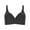 Black, variant on Bigersell Seemless Bra Discouts Woman's Embroidered Seamless Comfortable Breathable Bra Underwear No Underwire Bandeau Bra Style F-1048 Green 46