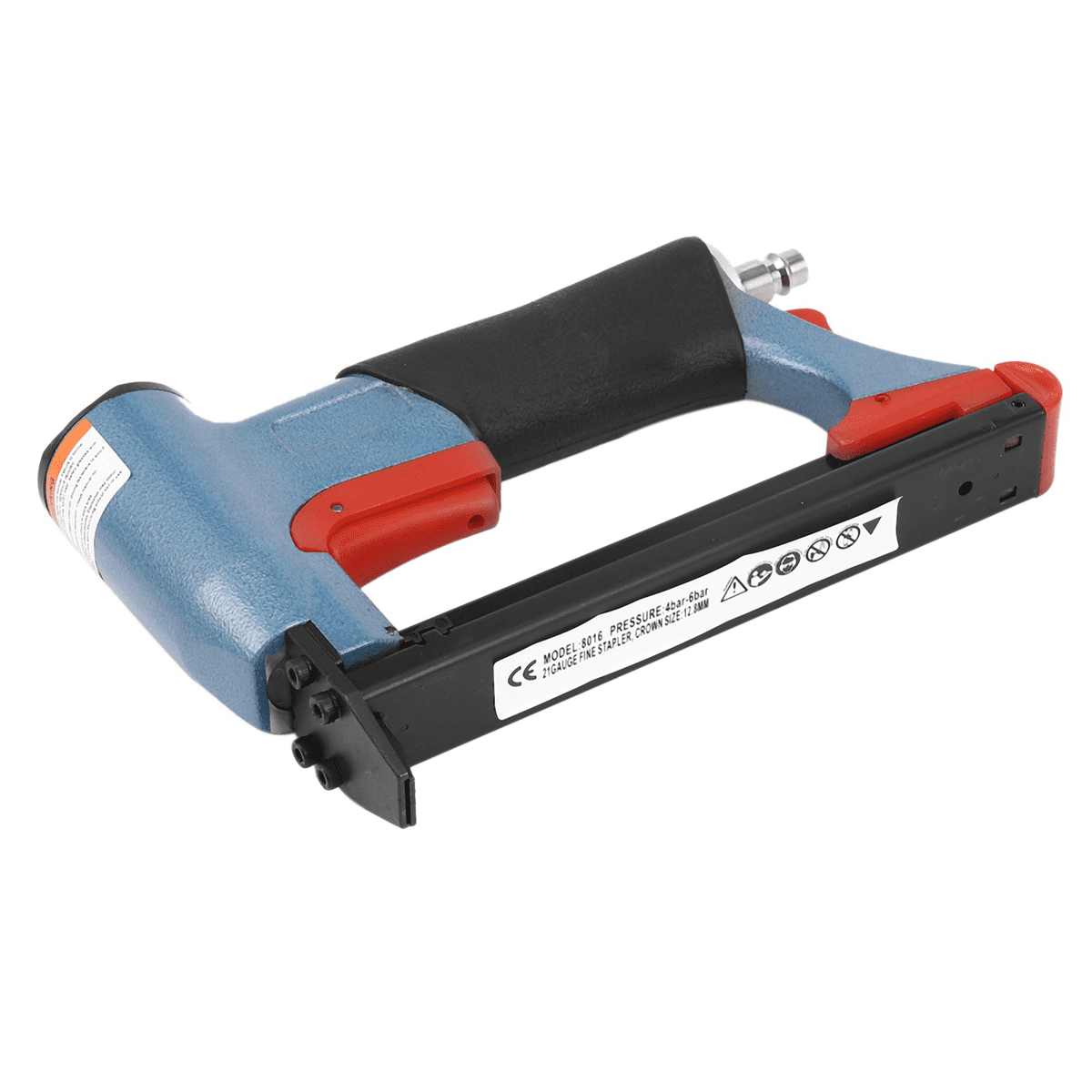 2pcs 1/2 Inch Pneumatic Air Stapler Nailer Fine Stapler Tool for Furniture Blue Nailer Tool 4-16mm