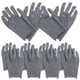 thumbnail image 2 of 12 guantes de algodón, guantes de trabajo grises, guantes de trabajo manual, guantes de trabajo de protección de seguridad para uso industrial para protección de tráfico y trabajo, 2 of 6