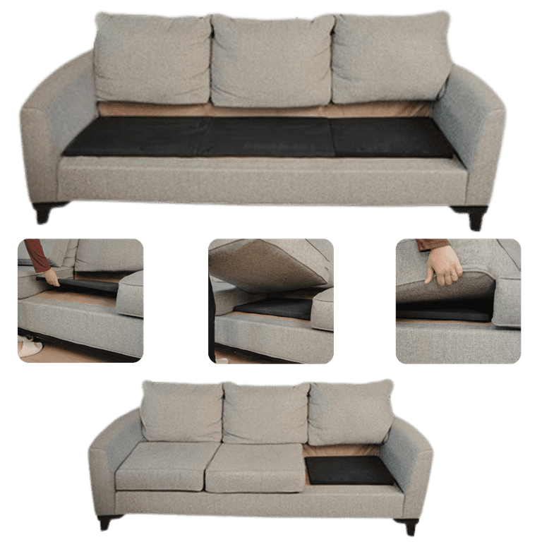 XCEL 3 Pack 27 x 20 x 1 Sofa Cushion Support Chair Cushion Support Couch Sagging Support Seat Cushion to Fix Sagging Couch or Chairs Black 3 Pack Walmart