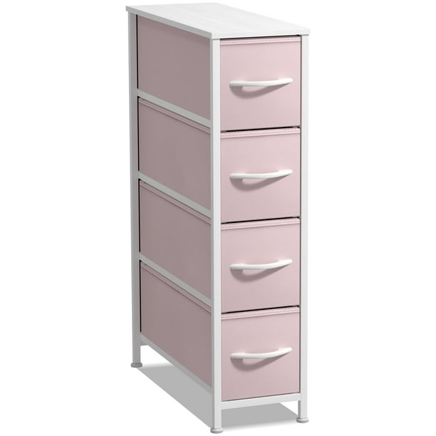 Cómoda estrecha Storage Tower Sorbus para niños con 4 cajones