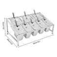 thumbnail image 2 of Expandable Spice Rack , Stainless Steel Organizer Shelf w/1/6 1/9 Pans Adjustable, 2 of 11