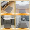 thumbnail image 4 of Ottomanson Solid Indoor Doormat 2'3" x 3' - Non Slip Low Pile Area Rug for Entryway, Gray, 4 of 11