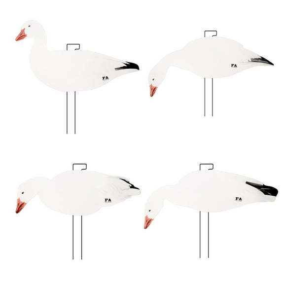 Final Approach Last Pass Snow Goose Silhouettes 12 Pack Gen 4
