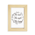 thumbnail image 1 of Man Legendary Wreath Hand-painted Desktop Display Photo Frame Picture Art Painting 5x7 inch, 1 of 3