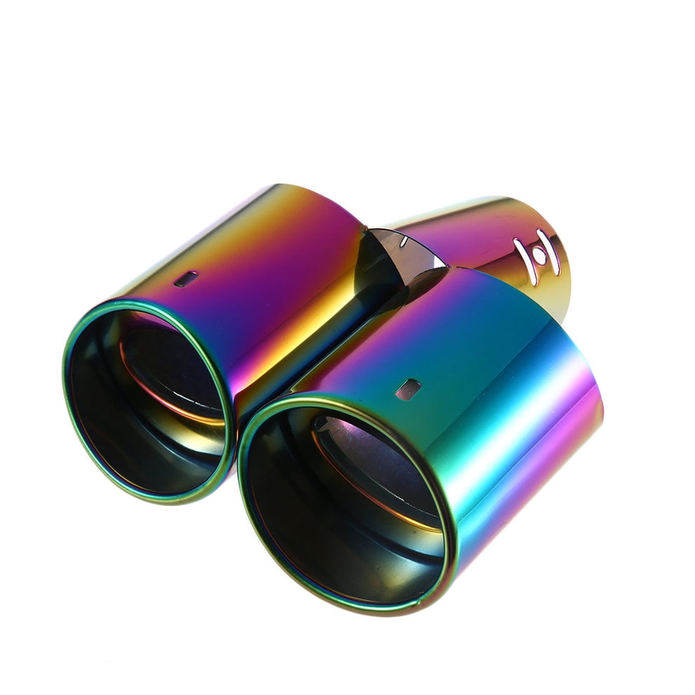 Newest Upgraded Bluing Stainless Steel Exhaust Pipe Car Exhaust Muffler