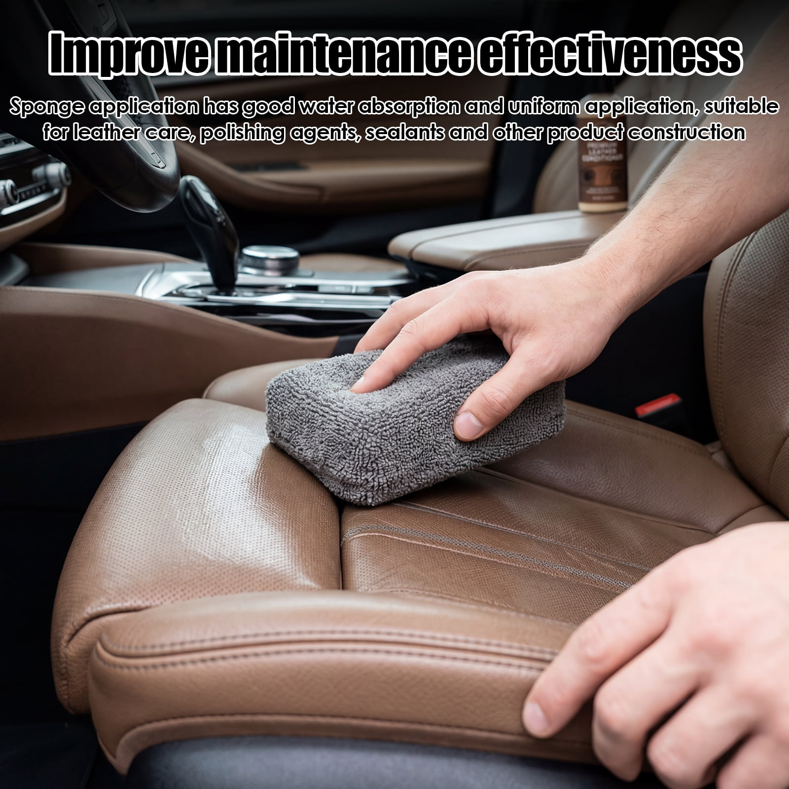 8Pcs Car Detailing Cleaning Kit Professional Car Interior Cleaning Brush with Microfiber Towel Automotive Detailing Brush for Interior Exterior Automotive