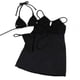 thumbnail image 1 of Women's Swimsuit Black Sexy Backless Bikini Three Piece Summer Bathing Suit, 1 of 2