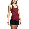 thumbnail image 4 of G-Style USA Women's Lightweight Scoop Neck Contrast Piping Tank Top (2-Pack), 4 of 4