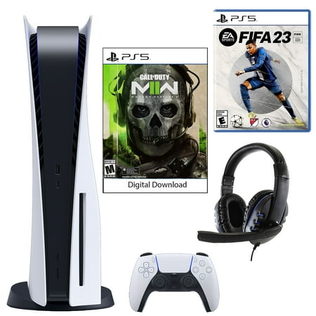 Sony PlayStation 5 Core COD: Modern Warfare II Console with FIFA 23 and Universal Headset
