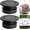 Black-2 Pcs, variant on 2 Pcs 2 Inch Parasol Umbrella Hole Ring Plug and Cap Set, Thicker Patio Table Hole Cover Insert, Deck Table Umbrella Holes Plug Replacement Parts for Outdoor Patio Table Garden Yard